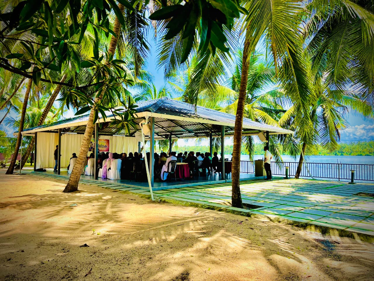 Grand event space at The Coastal Paradise