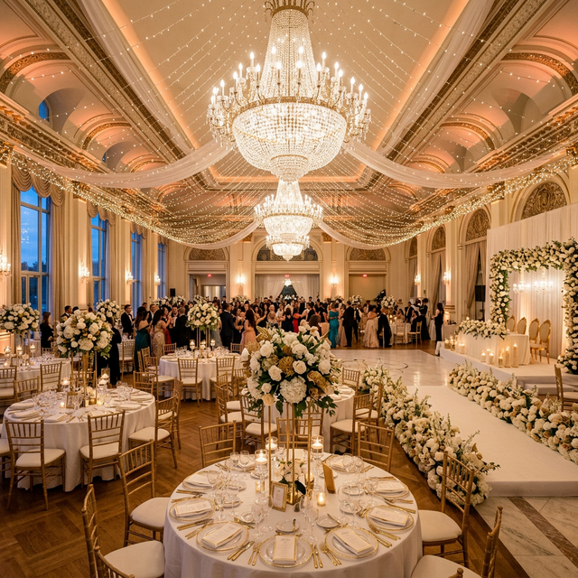 Spacious event venue at The Coastal Paradise with grand capacity